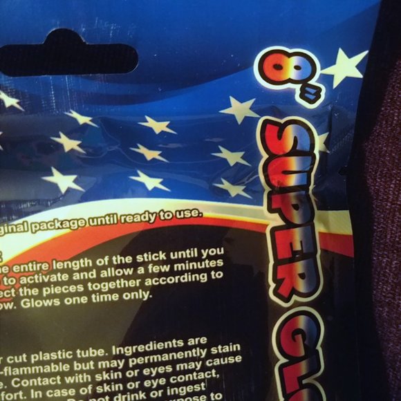 Supreme glow USA flag wand glowstick Patriotic American 4th of July Election NEW - Picture 4 of 8